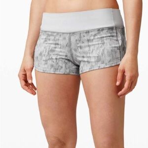 lululemon athletica Gray Athletic Shorts Stretchy Performance